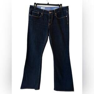 GAP '69 Jeans Women 30 Casual CURVY Denim Mid Rise Stretch Boot Cut Dark Blue